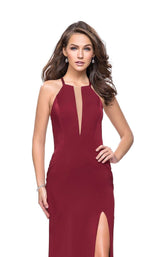 6 of 10 La Femme 25669 Burgundy