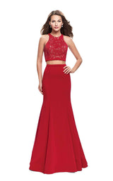 3 of 8 La Femme 25759 Deep Red