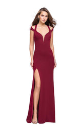 1 of 8 La Femme 25761 Burgundy