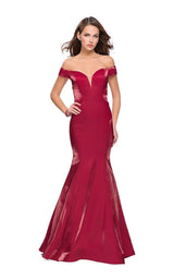 3 of 8 La Femme 25764 Deep Red