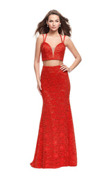 1 of 8 La Femme 25771 Poppy-Red