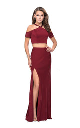 1 of 8 La Femme 25846 Burgundy