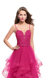 4 of 8 La Femme 25857 Hot Fuchsia