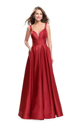 5 of 8 La Femme 26015 Deep Red