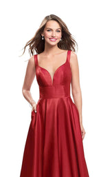 6 of 8 La Femme 26015 Deep Red