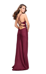 5 of 6 La Femme 26036 Burgundy