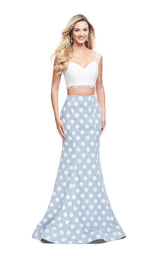 1 of 4 La Femme 26206 White/Blue