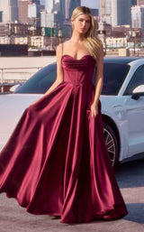 5 of 13 LaDivine 7481 Burgundy