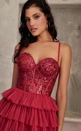 2 of 3 LaDivine CB143 Burgundy