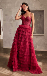 1 of 3 LaDivine CB143 Burgundy