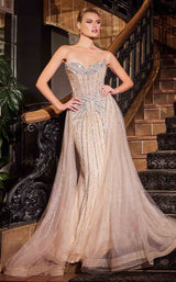 7 of 10 LaDivine CB158 Silver/Nude