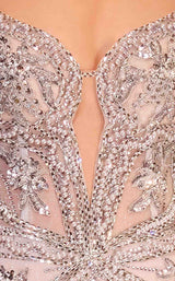 4 of 6 LaDivine CC0240 Silver/Nude