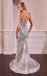 6 of 6 LaDivine CC0240 Silver/Nude
