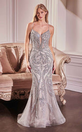 1 of 6 LaDivine CC0240 Silver/Nude