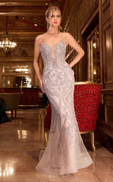 2 of 6 LaDivine CC0240 Silver/Nude