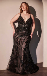 1 of 8 LaDivine CC0389C Black-Nude