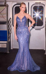 4 of 8 Ladivine CC0801 Navy/Nude