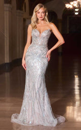 6 of 8 Ladivine CC0801 Silver/Nude