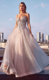 2 of 10 LaDivine CC0881 Silver/Nude