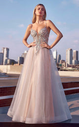 3 of 10 LaDivine CC0881 Silver/Nude