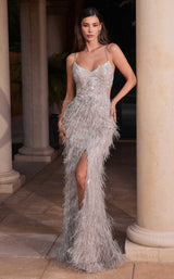 2 of 4 LaDivine CC2358 Silver-Nude