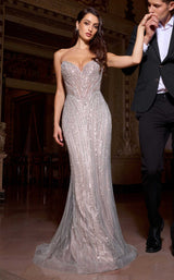 6 of 12 LaDivine CC416 Silver/Nude