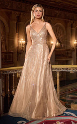 1 of 3 Ladivine CC474 Mocha-Gold