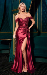 1 of 4 Ladivine CC489 Burgundy