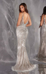 4 of 6 Ladivine CC498 Silver/Nude