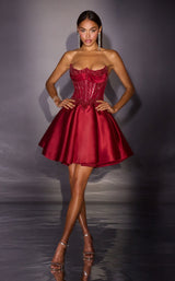 2 of 6 Ladivine CC502 Burgundy