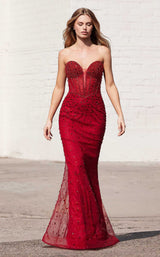 1 of 6 LaDivine CC8885 Deep Red