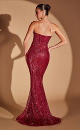 3 of 6 Ladivine CD0108 Burgundy