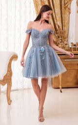 1 of 3 LaDivine CD0194 Smoky-Blue