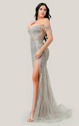 15 of 23 LaDivine CD0203 Silver/Nude