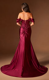 2 of 2 Ladivine CD656 Burgundy