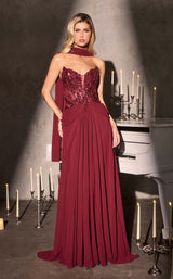 3 of 7 Ladivine CD673 Burgundy