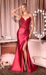 1 of 3 Ladivine CD714 Burgundy