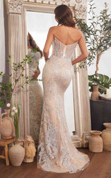 2 of 2 LaDivine CD847 Silver/Nude