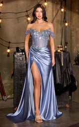 7 of 7 Ladivine CDS554 Smoky Blue