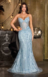 6 of 6 Ladivine CDS557 Light Blue
