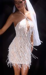 4 of 6 Ladivine CDS574 Off-White/Nude