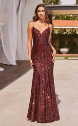 2 of 7 LaDivine CH066 Burgundy