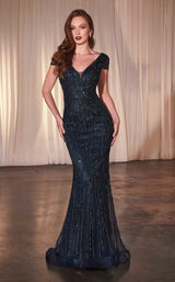 2 of 4 LaDivine CZ0029 Navy