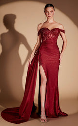 2 of 7 Ladivine J914 Burgundy