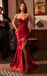 1 of 4 LaDivine KV1127 Burgundy