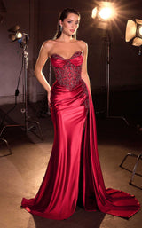 5 of 8 Ladivine KV1131 Deep Red