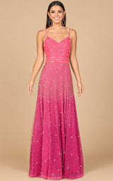 2 of 4 Lara 29033 Pink Ombre