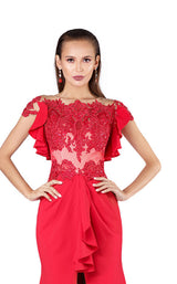 3 of 4 MNM Couture M0034 Red