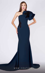 2 of 8 MNM Couture M0042 Navy