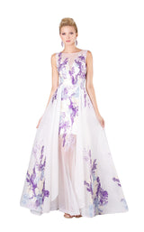 1 of 4 MNM Couture M0058 White/Purple